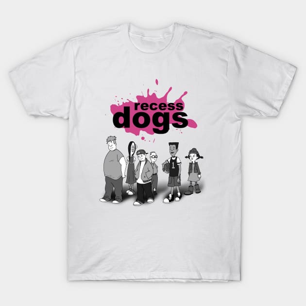 Recess Dogs T-Shirt by rakelittle